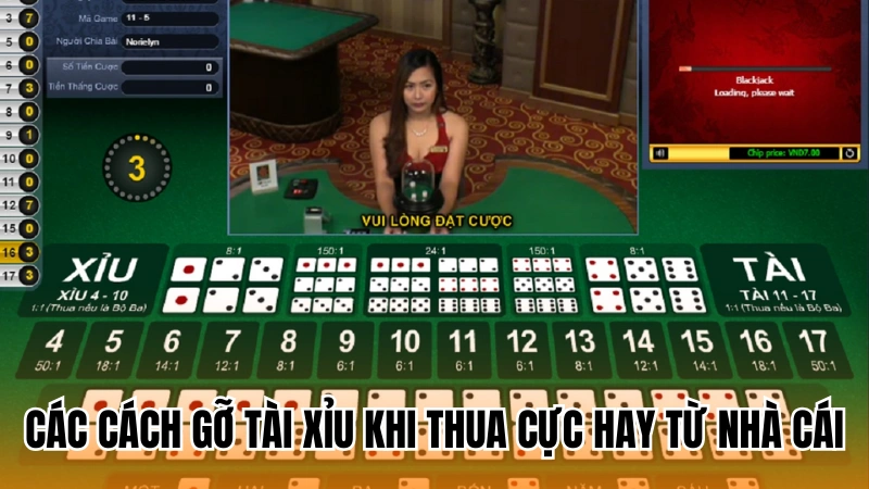 Các cách gỡ tài xỉu khi thua cực hay từ nhà cái Các cách gỡ tài xỉu khi thua cực hay từ nhà cái